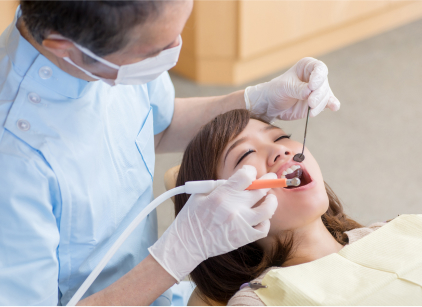 歯周病治療の様子